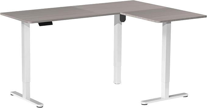 VIVO Electric Corner 63 x 47 inch L-Shaped Standing Desk, Memory Height - Image 9