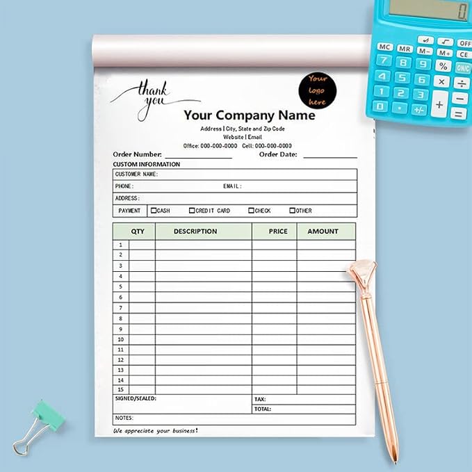 Custom Carbonless Sales Invoice Form Books - Image 6