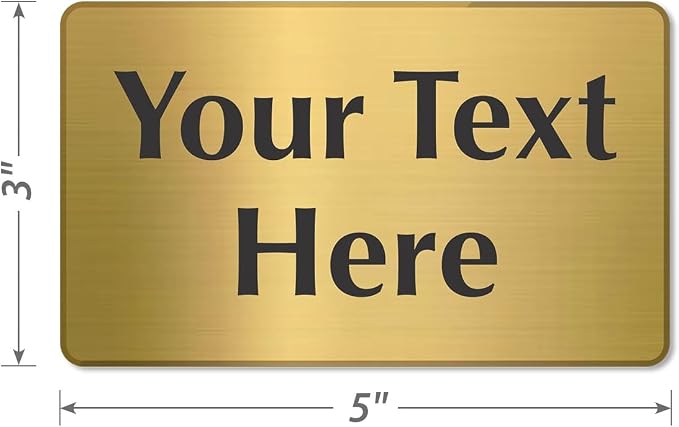 SmartSign Custom Brass Sign - Image 4