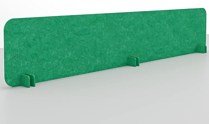 Escape 12" Freestanding Desk Divider | Eco-Friendly Acoustic Privacy Screen | - Image 2