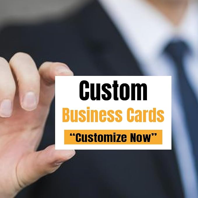 500Pcs Custom Business Cards Add Photo/Text/LOGO Personalized Business Cardsfor - Image 5