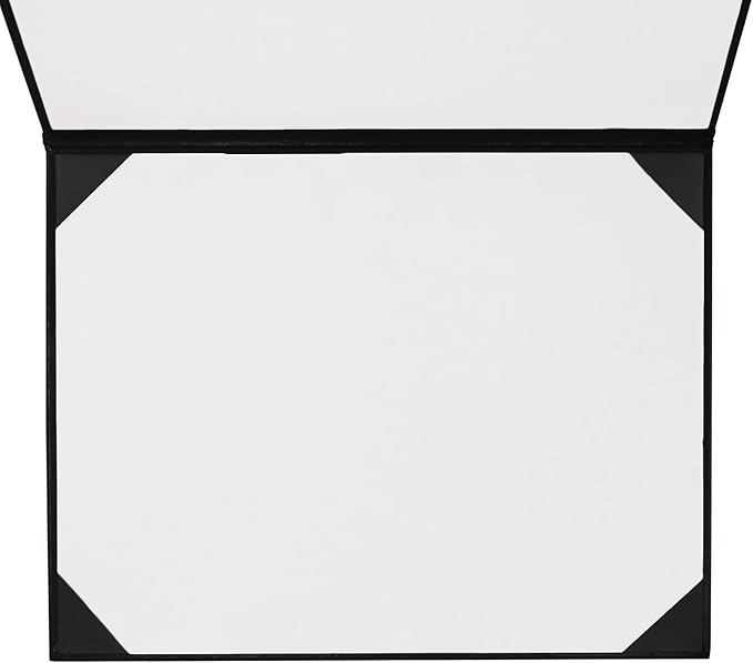 GraduationMall 11"x14" Smooth Padded Diploma Cover Certificate Holder Black - Image 4