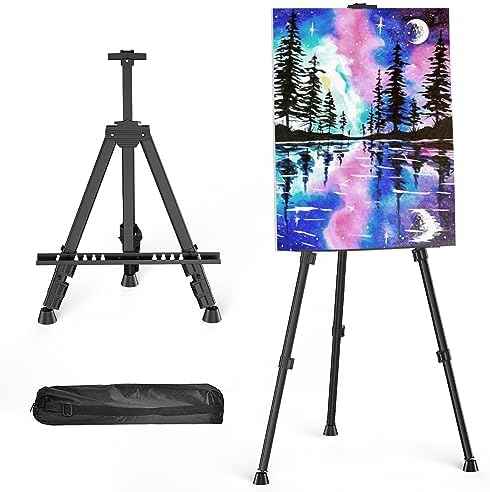 Easels for Painting Canvas, Aredy 66" Art Easel for Drawing, Portable