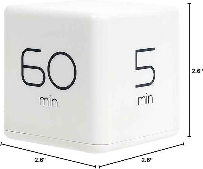 mooas Cube Timer, Timers Cube Flip Block Timers Productivity Gravity Sensor - Image 10