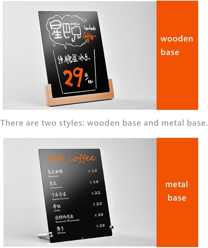 ECKEK Chalkboard Sign Tabletop Chalkboard Signs - Image 9