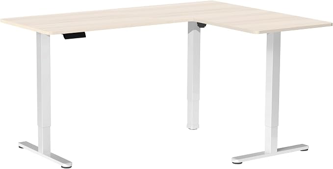 VIVO Electric Corner 63 x 47 inch L-Shaped Standing Desk, Memory Height - Image 9