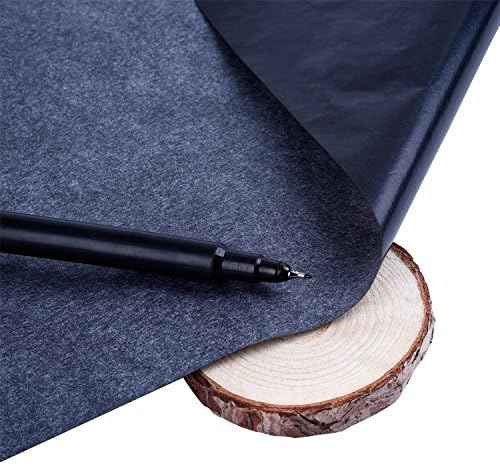 Outus 30 Pack Carbon Papers for Tracing, Graphite Carbon Copy Tracing Paper for Canvas Wood (30 Pack, 8.5 x 11 Inches)