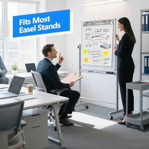 Nortix Flip Chart Paper, Sticky Easel Pads, Chart Paper for