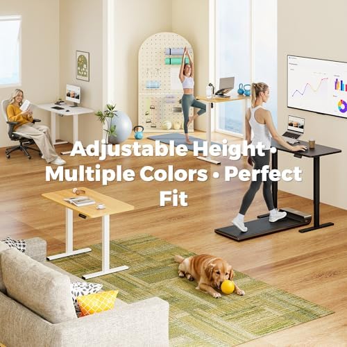47''x24''One-Piece Adjustable Small Standing Desk for Home Office