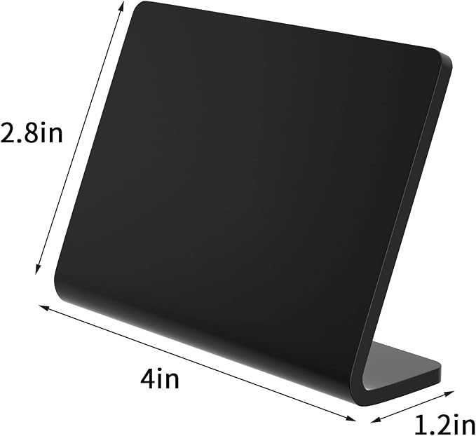 10 Pack Acrylic Mini Chalkboard Signs - Image 2