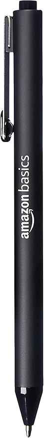 Amazon Basics Black Ballpoint Pens
