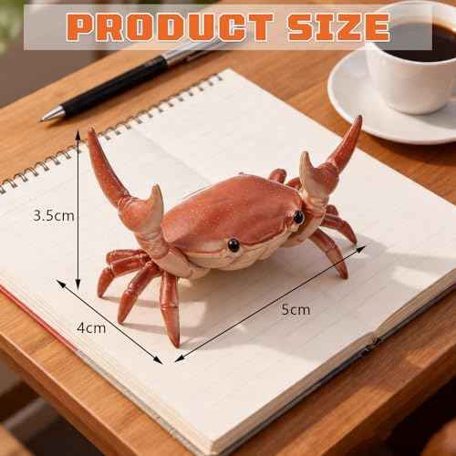 5 PCS Desk Crab Pen Holder,Creative Crab Pen Holder for Desk,Office Decor