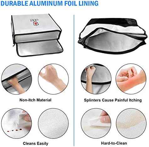 Fireproof Document Bag - Fireproof Box [Thermal Insulated] Fireproof Safety Boxes for Home Large Fireproof Bag Lockable Zipper Fireproof Safe Box Home Safes Fireproof Waterproof Fireproof Money Bag