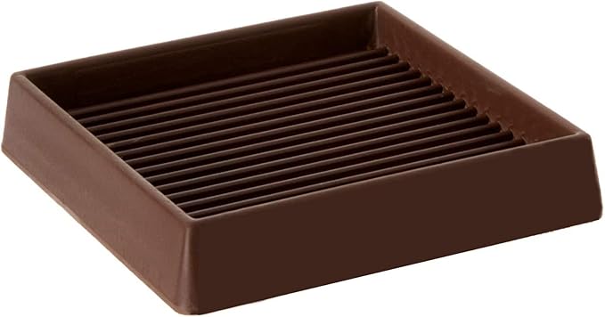 VOCOMO 5X5 Rubber Caster Cups, Non Slip Furniture Pads, Anti-Slip Gripper by VOCOMO