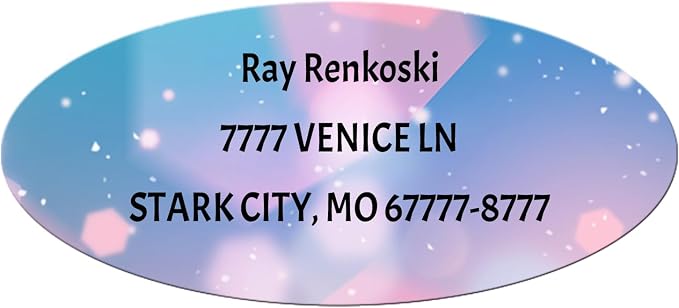 Made in USA Custom Return Address Stickers Labels Customized Mailing Label by HOOKAH+SUN