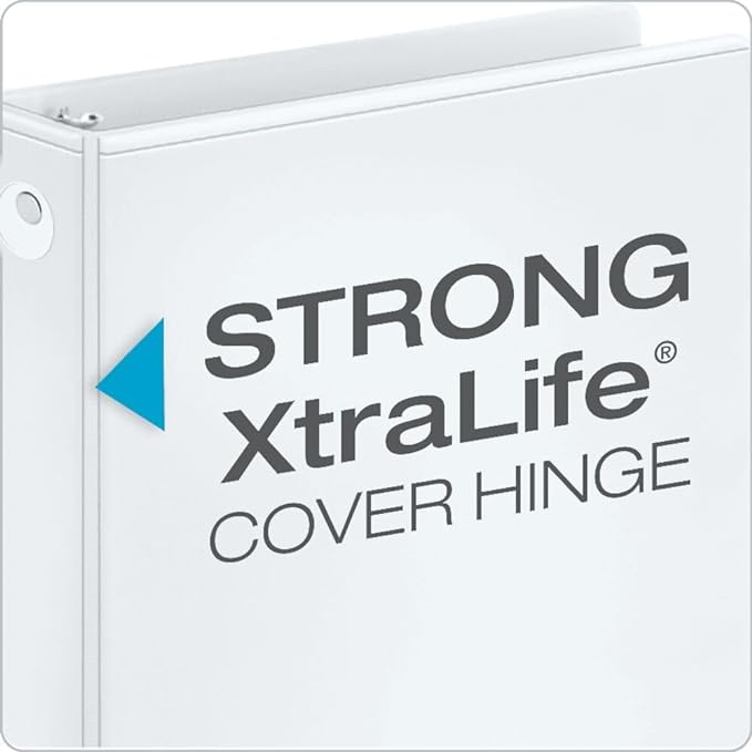 Cardinal Economy 3-Ring Binders, Round Rings, Holds 475 Sheets, Carton of 12 - Image 3