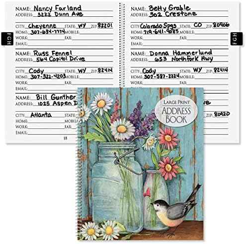 Current Large Print Address Book