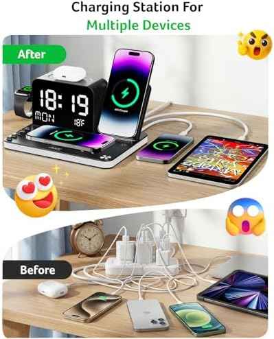 Acer Gadget 7-in-1 Wireless Charging Station Charger Stand for