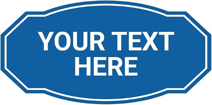 Custom Victorian Wall or Door Sign – Personalized Plastic Sign - Image 3