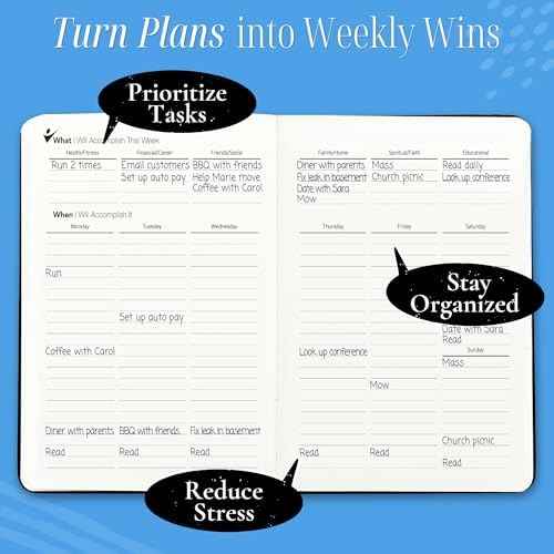Goal Crazy Undated Planner – 90 Day Guided Journal & Productivity
