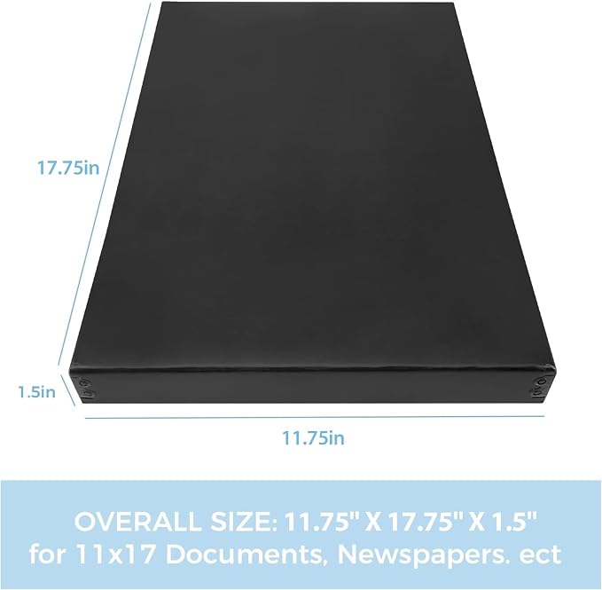 Lineco Museum Archival Storage Box, 11.75x17.75x1.5 in. Drop Front Design. - Image 2