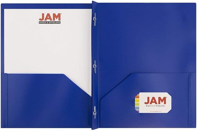 JAM PAPER Plastic Color POP Folders - Image 3