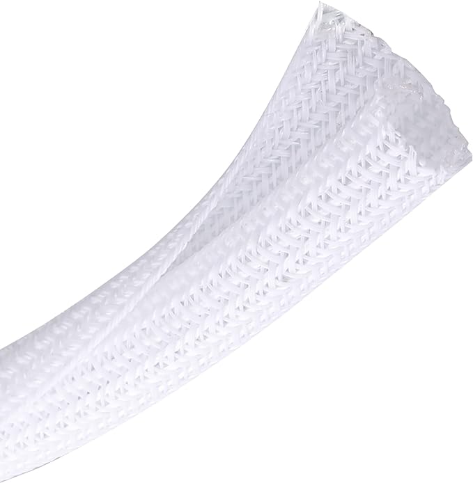CrocSee 25ft - 3/4 inch Braided Cable Management Sleeve Cord Protector - by CrocSee