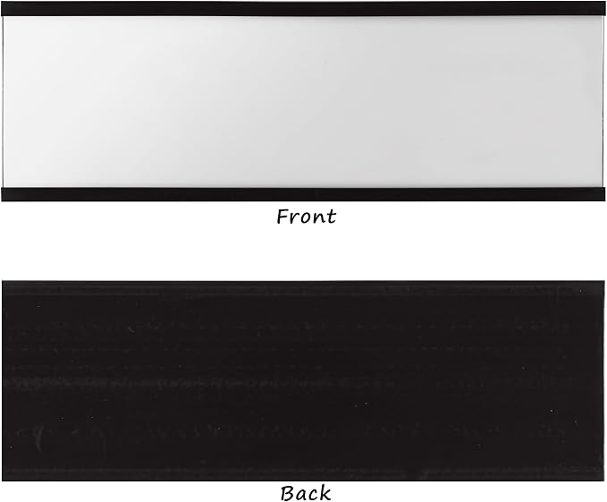 Realth C Channel Magnetic Label Holders 50 Pack 1'' x 4'' - Image 5