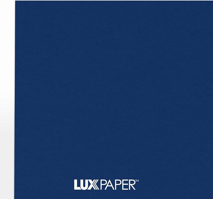 LUXPaper 8.5" x 11" Cardstock | Letter Size | Navy Blue | 100lb. Cover | 50 Qty - Image 6