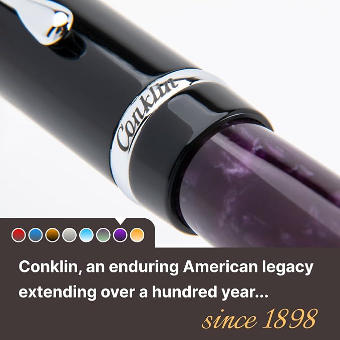 Conklin Duragraph Fountain Pen Purple Nights - Image 4