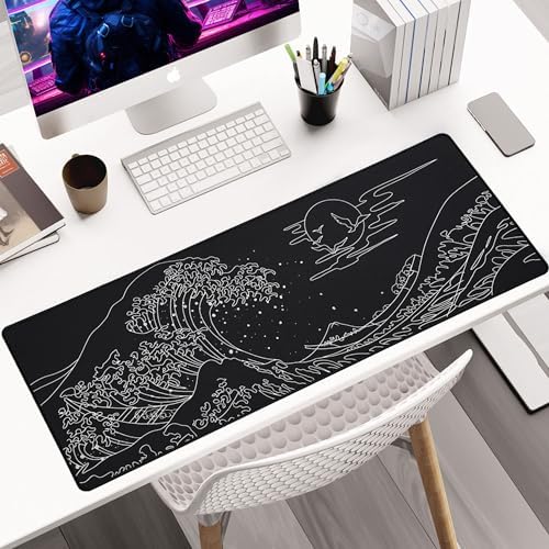 ALOANES Waterproof Gaming Mousepad Large Mouse Mat Non-Slip Rubber Base
