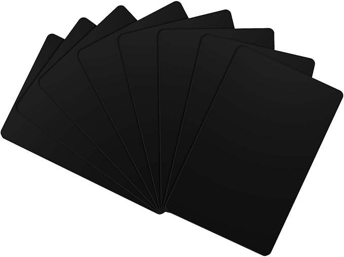 500 Pack - Premium Blank PVC Cards by Klmnduo