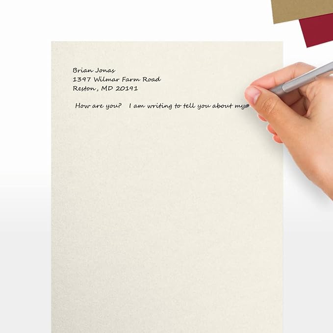 LUXPaper 8.5" x 11" Paper | Letter Size | Quartz Metallic | 80lb. Text | 50 Qty - Image 5