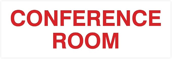 Signs ByLITA Basic Conference Room Sign by SignsByLITA