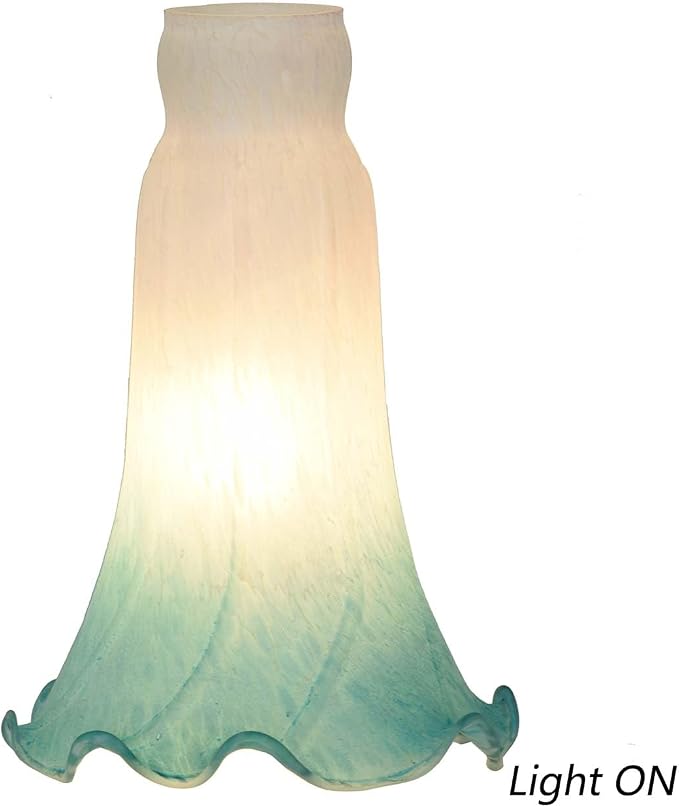 Bieye LS08 Lily Flower Blown Glass Lampshade - Image 2