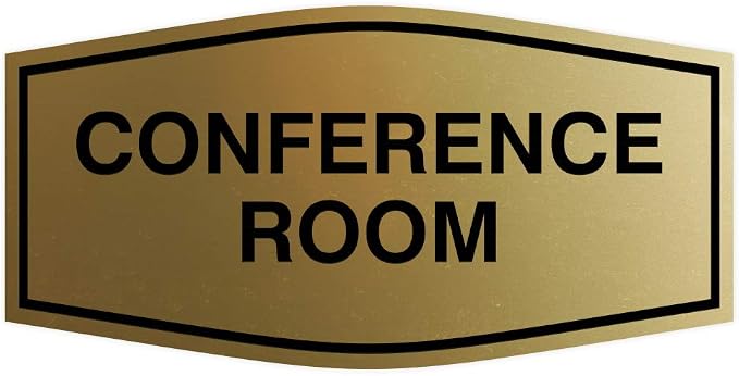 Fancy Conference Room Sign by All+Quality
