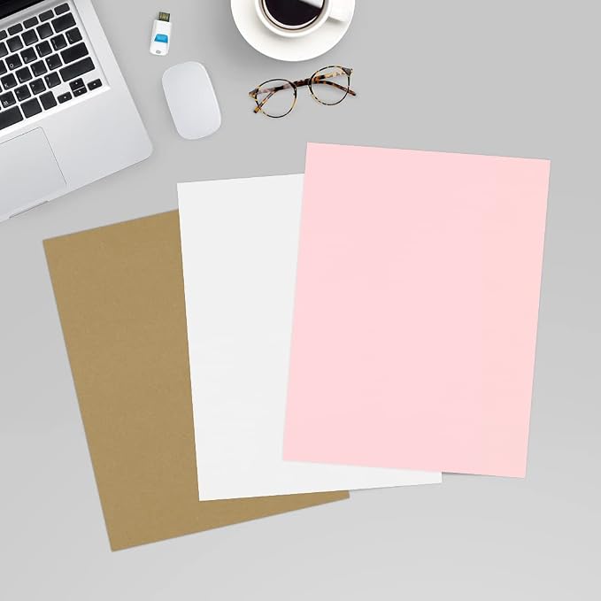 LUXPaper 8.5" x 11" Paper | Letter Size | Candy Pink | 80lb. Text | 50 Qty - Image 6