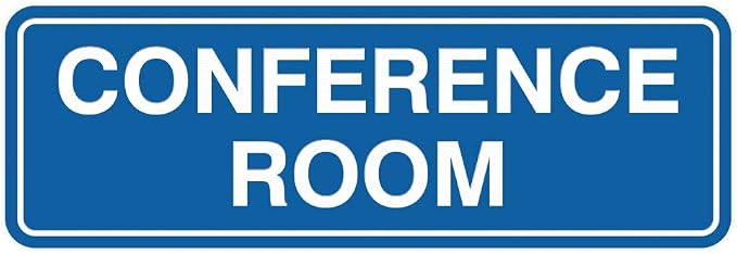 Standard Conference Room Sign by All+Quality