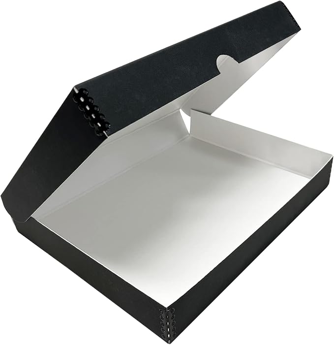 Lineco Folio Storage Box, Clamshell Design, 9.5x12.5x1.75 Inches, Archival by Lineco