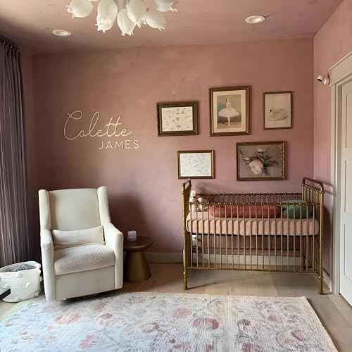 Personalized Name Sign for Nursery - Custom Wooden Name Signs for Kids Room, Personalized Nursery Name Sign - Perfect Baby Room Decor, Wall Name Decoration & Wedding signs, Family Name Signs