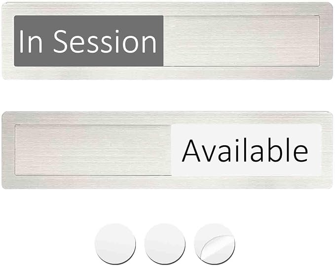In Session or Available Sign, Vacant Occupied Indicator by LoYinLo