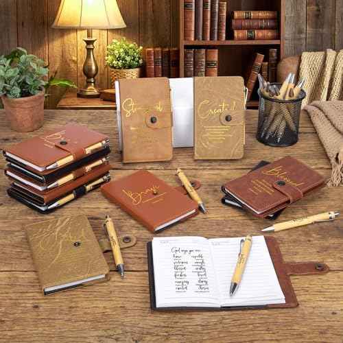 Spakon 40 Pcs Christian Gifts Bulk Prayer Journal with Pens, 5 Colors