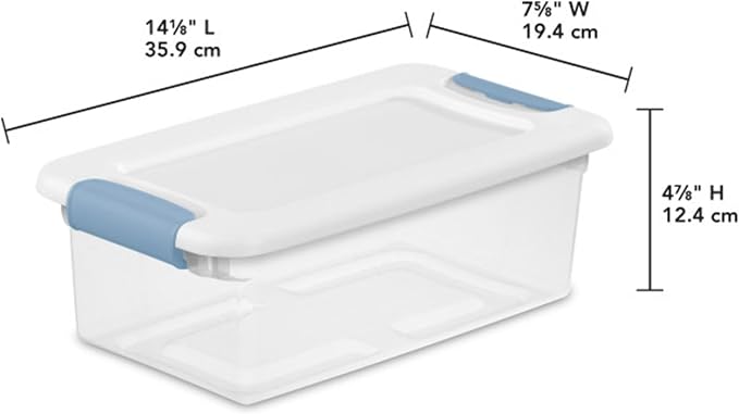 Sterilite 36-Pack Latching Box, Under Bed Storage Bins - Image 2