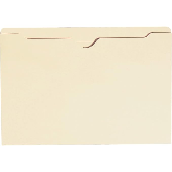Smead File Jacket, Reinforced Straight-Cut Tab, Flat-No Expansion, Legal Size by SMEAD