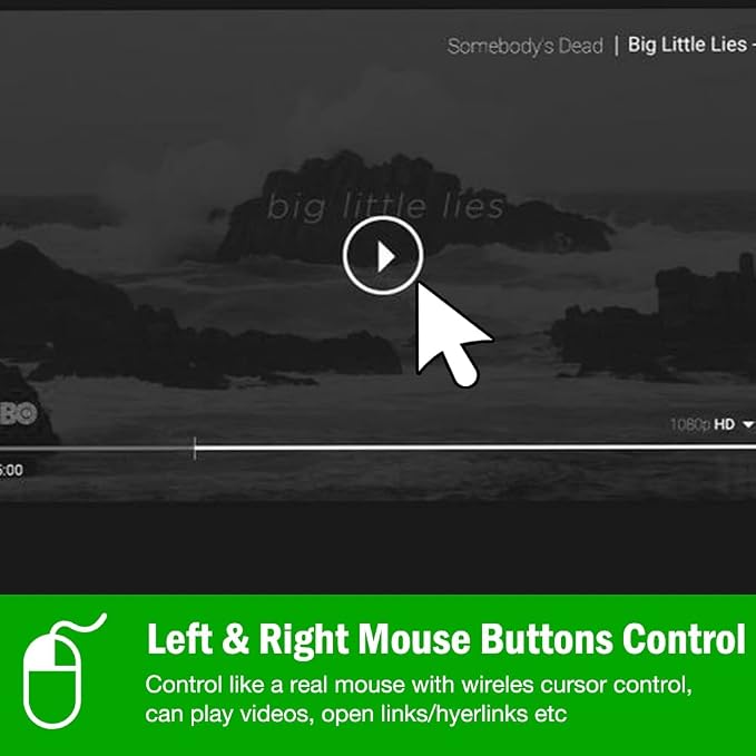 DINOSTRIKE Air Mouse Green Light USB Rechargeable Presentation Clicker Wireless - Image 3