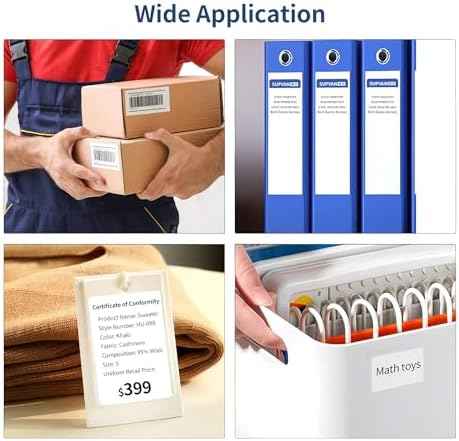 Risio Thermal Labels 1.57"x1.18"(40x30mm),220 Labels/Roll