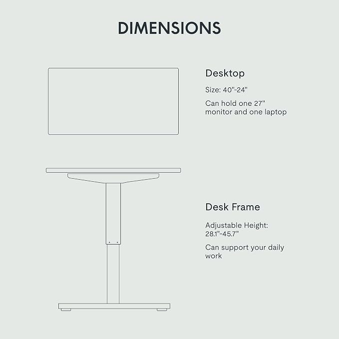 FLEXISPOT EN1 One-Piece Standing Desk - Image 6