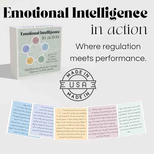 Emotional Intelligence in Action Deck – EQ Skill Cards for Self-Awareness, Stress Management & Communication | Workplace, Leadership, Therapy & SEL Tool for Teams and Relationships