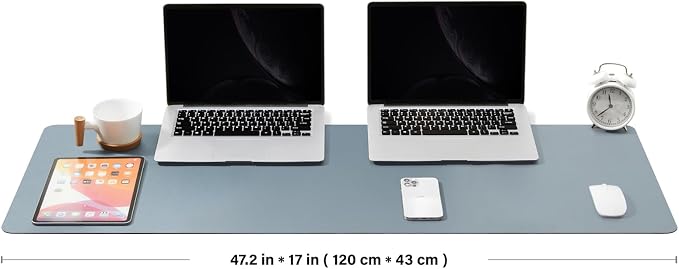 Large Desk Mat - 47.2"x 17" Non-Slip PU Desk Pad - Image 2