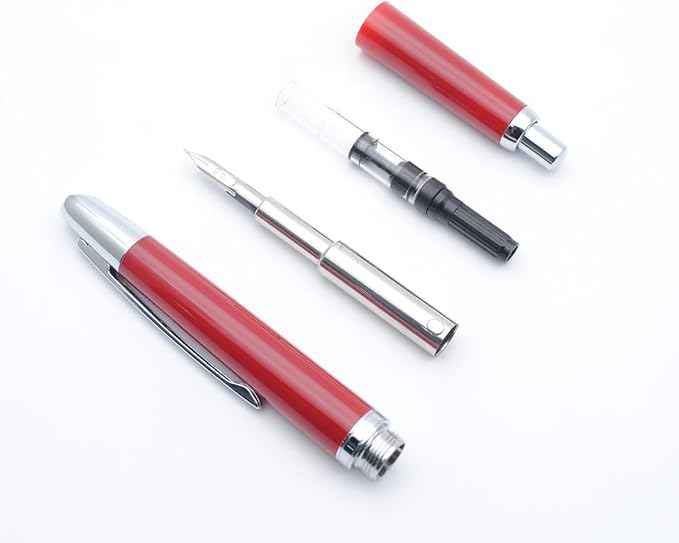 JINHAO 20 Press Fountain Pen, Retractable Capless Resin Pen